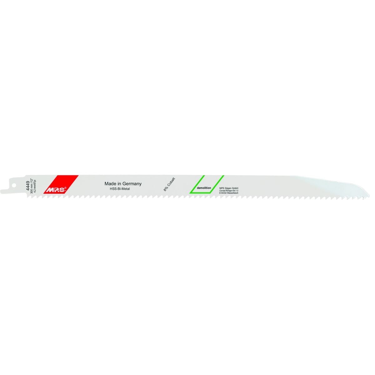 Saw Blade 4449 6 tpi Reciprocating Saw 5 Units