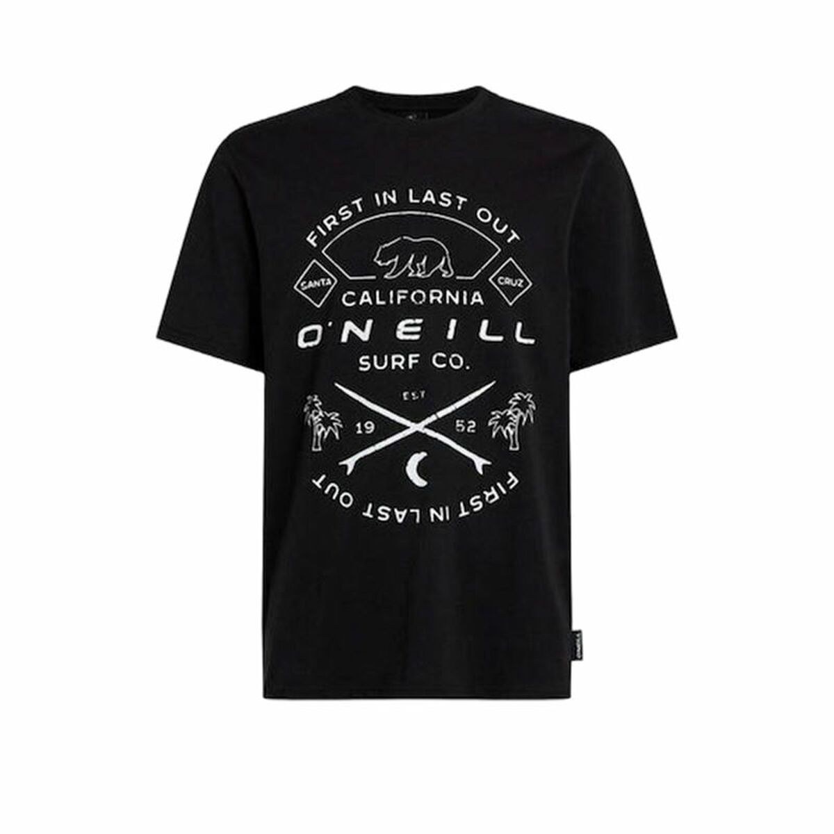 Men’s Short Sleeve T-Shirt Jack Muir Black