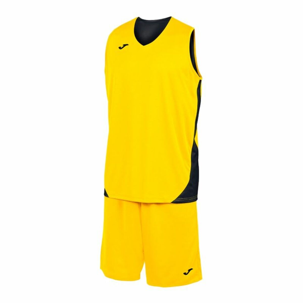Children's Sports Outfit Kansas Yellow Black Multicolour 2 Pieces