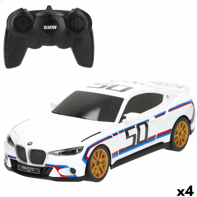 Remote-Controlled Car Blue Red 1:24 20 x 6 x 7,5 cm (4 Units)