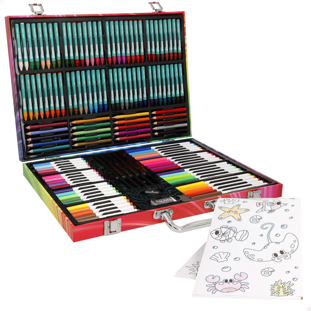 Drawing Set (4 Units) (130 Pieces)