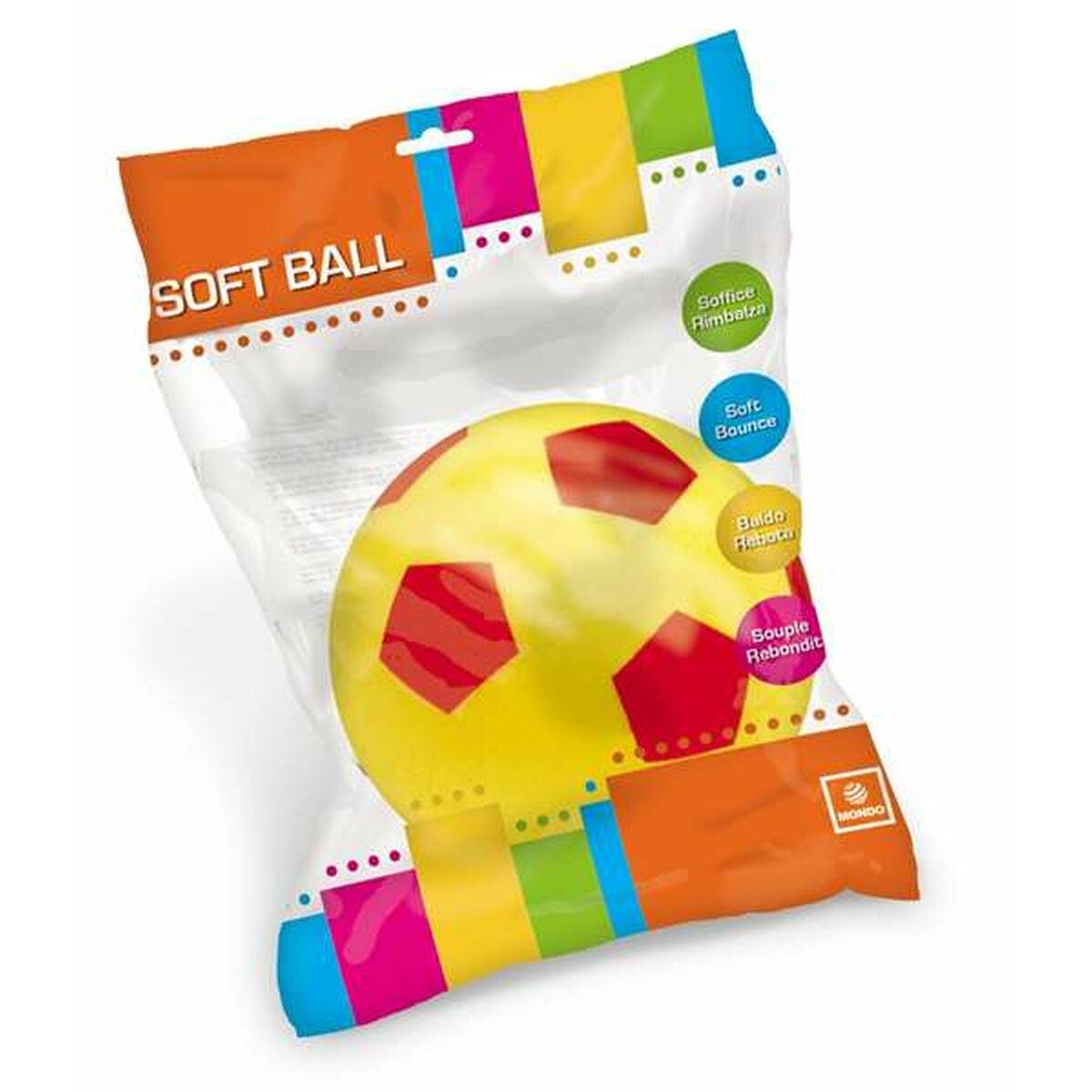 Ball Yellow Red Ø 14 cm PVC
