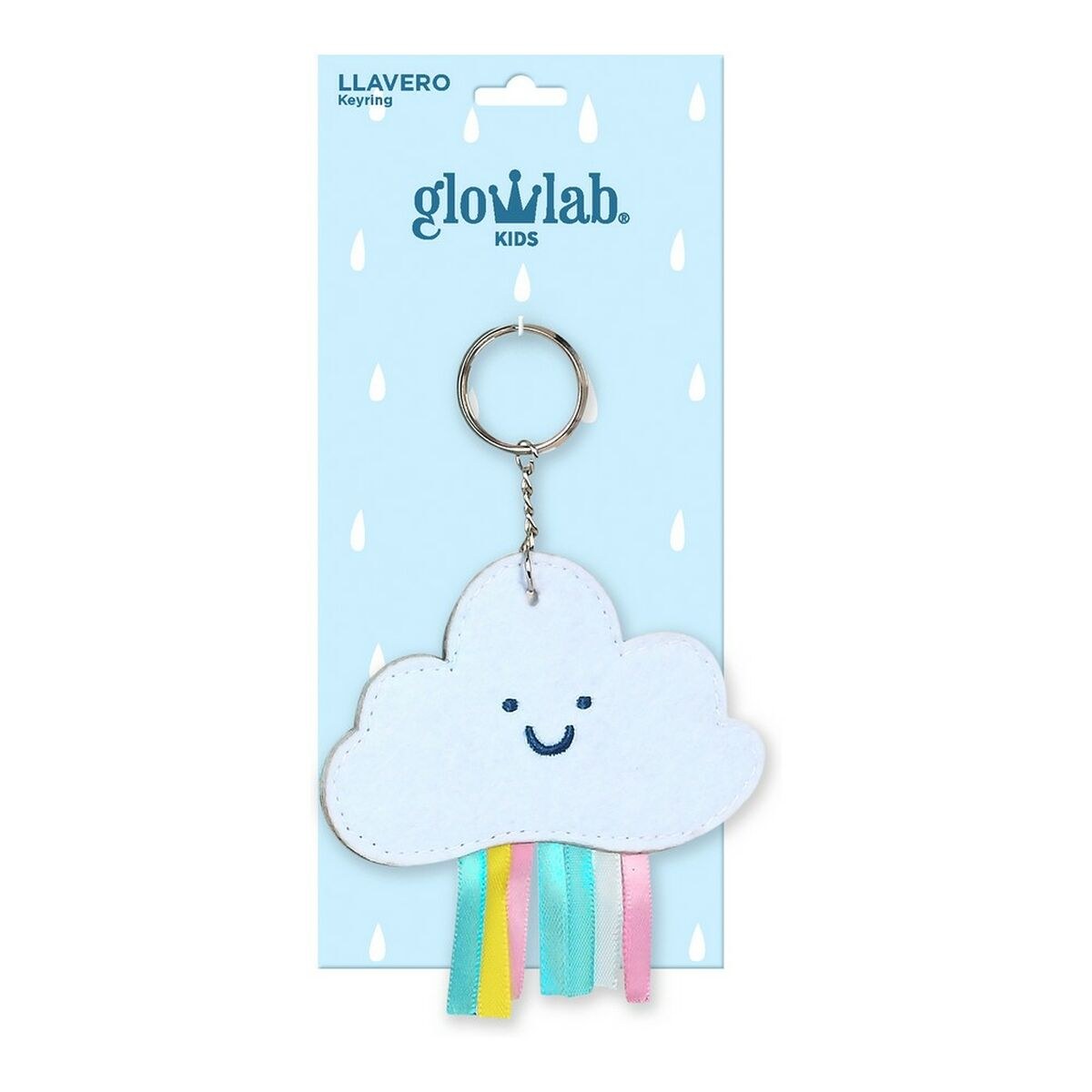 Цепочка для ключей Cloud Синий