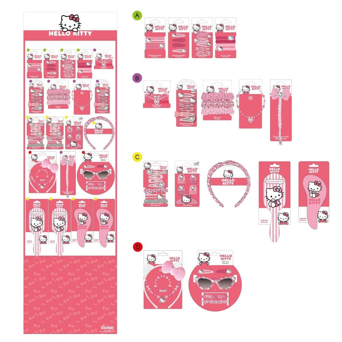 Hair Clips Pink