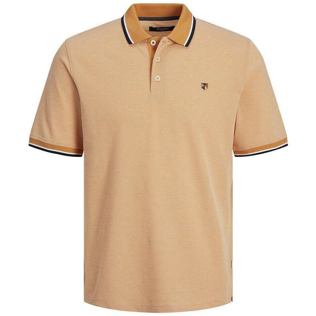 Men’s Short Sleeve Polo Shirt JPRBLUWIN POLO SS NOOS 12169064 Orange