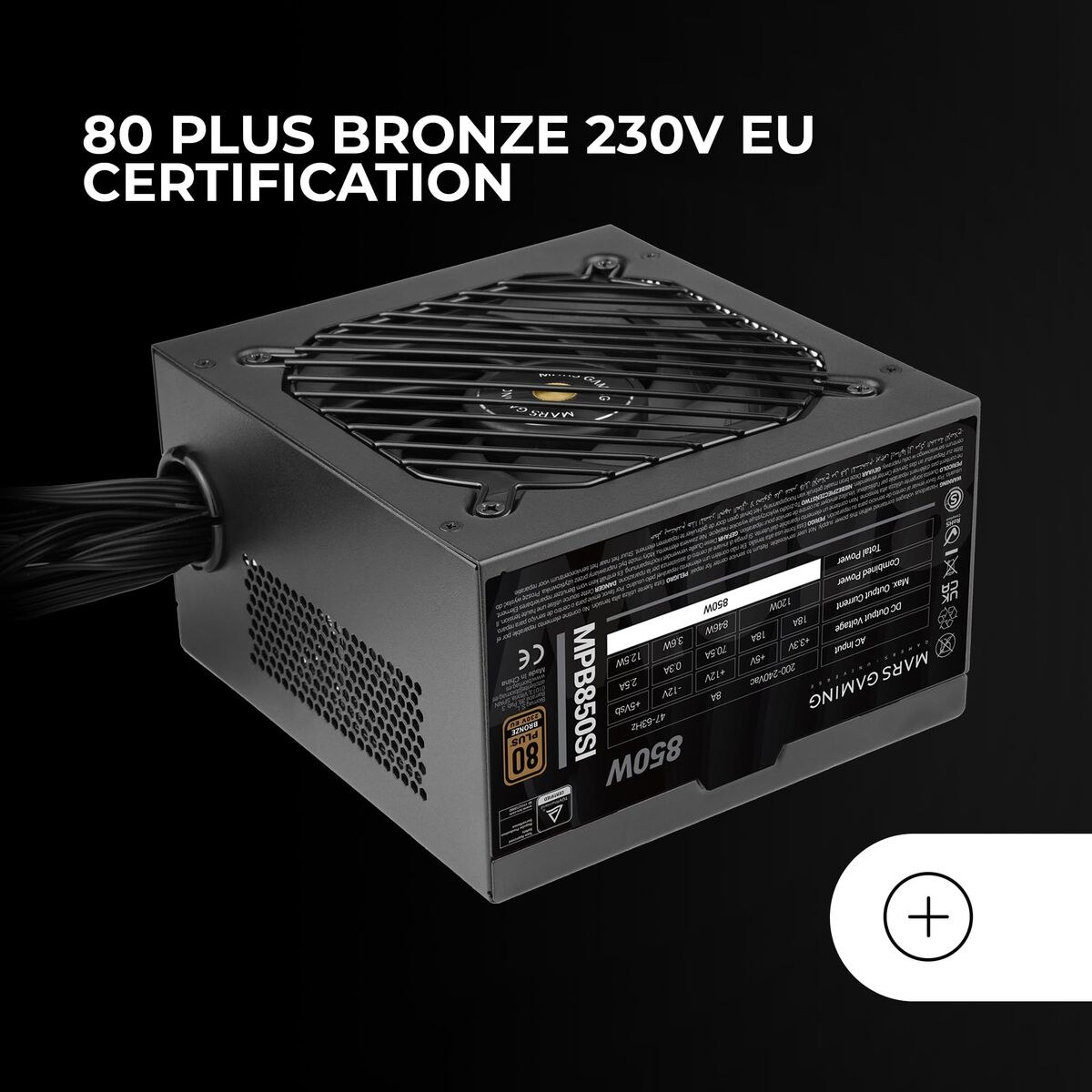 Источник питания PSU 850W ATX 850 W 80 Plus Bronze