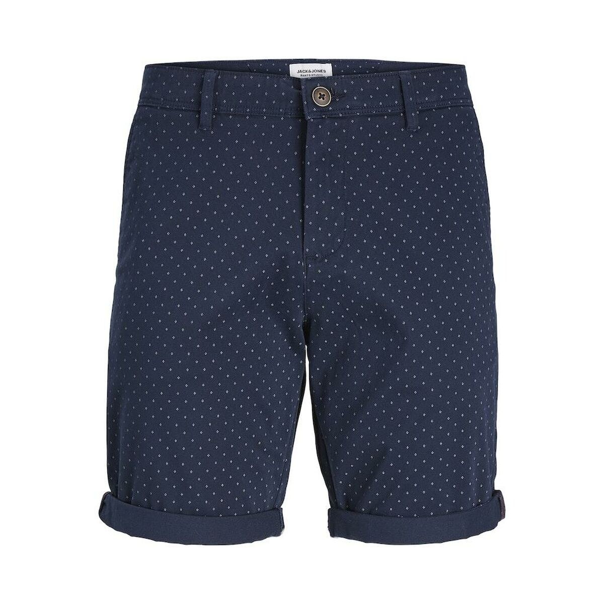 Мужские Шорты JPSTBOWIE SHORTS SA PRINTED MID SN 12230336 Тёмно Синий
