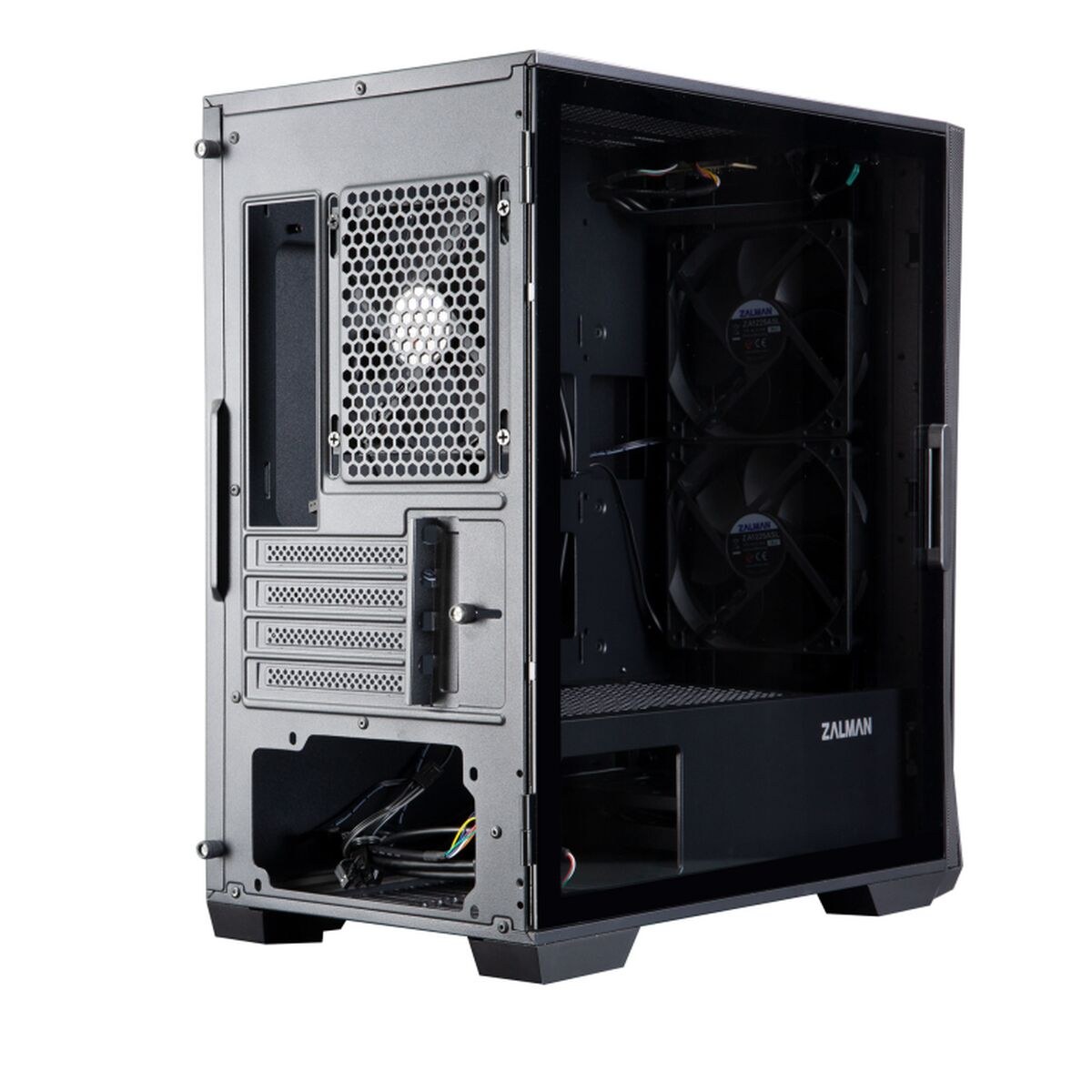 ATX Semi-tower Box Z1 ICEBERG BLACK Black