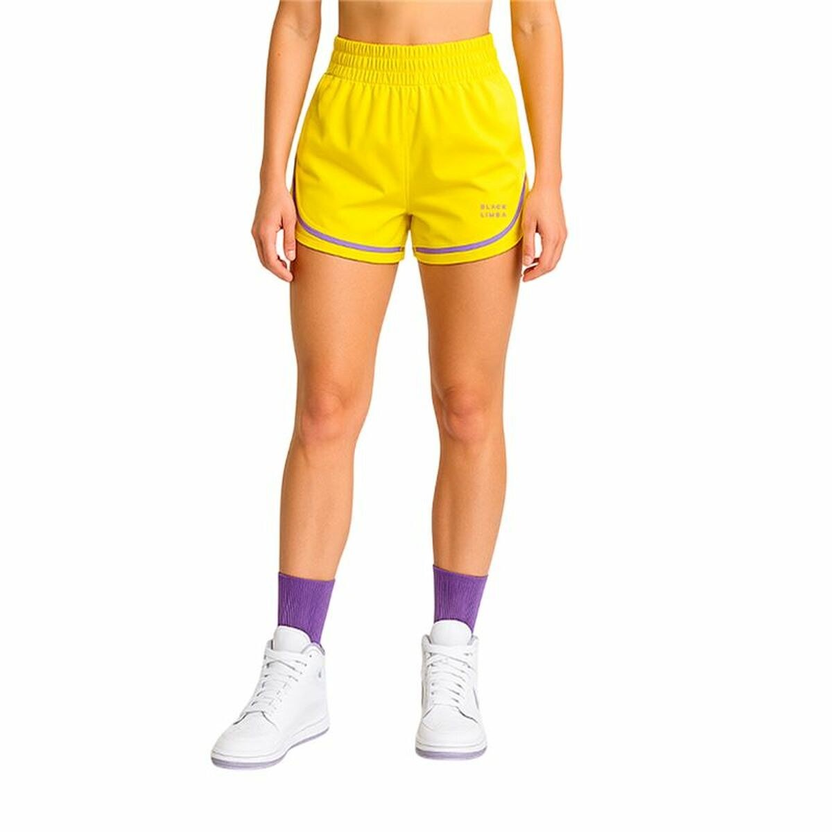 Длинные спортивные штаны Boxwear Mujer Жёлтый Женщина Fitness