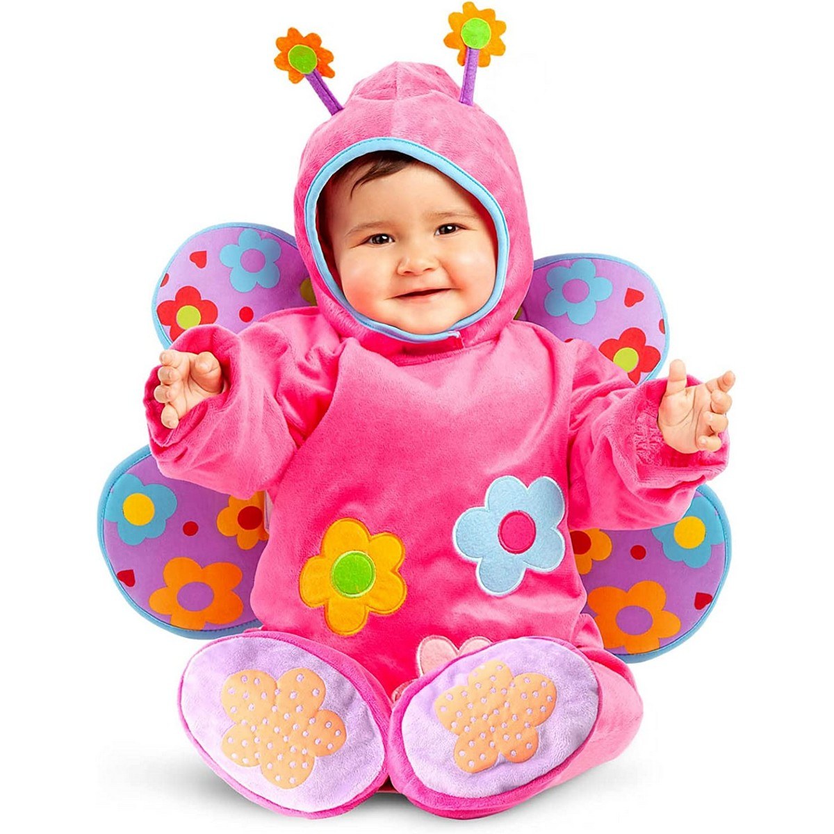 Маскарадные костюмы для младенцев 12-24 Months Бабочка Розовый