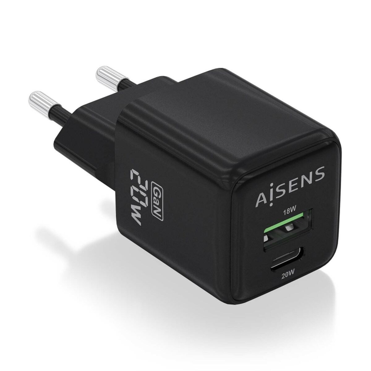 Сетевое зарядное устройство ASCH-20W2P011-BK Чёрный