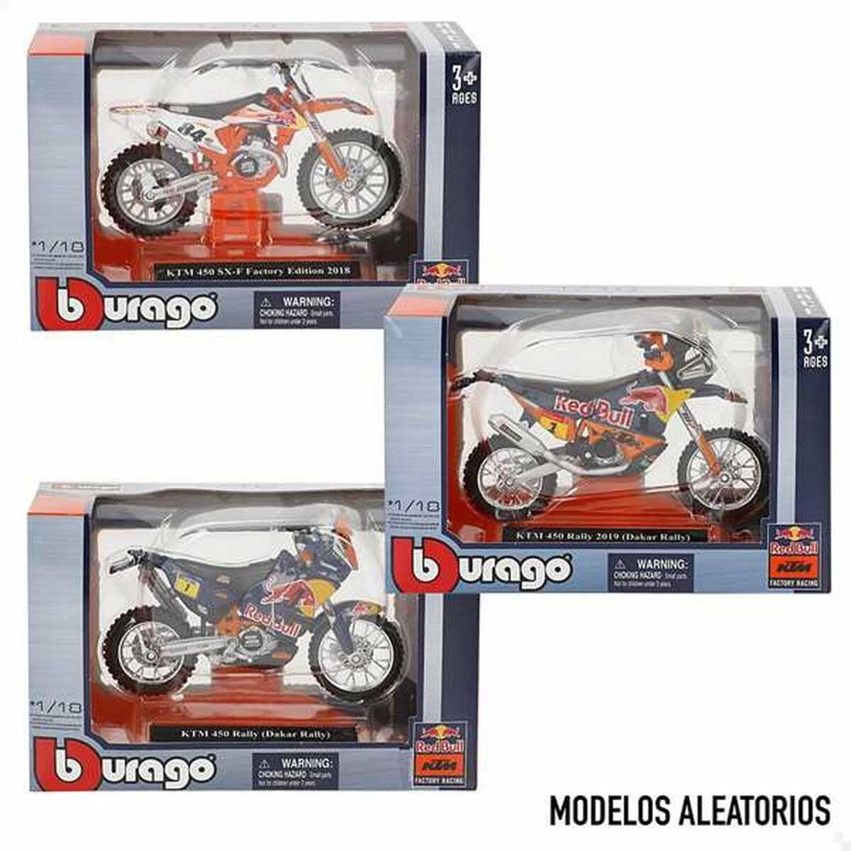 Мотоцикл Wrb Ktm Cross 1:18