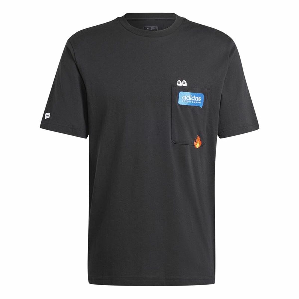 Футболка с коротким рукавом мужская Remoji Pocket Graphic Чёрный