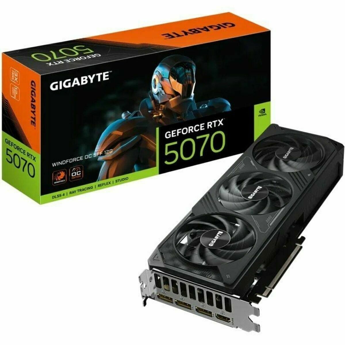 Графическая карта GV-N5070WF3OC-12GD nvidia geforce rtx 5070 12 GB GDDR6 GDDR7