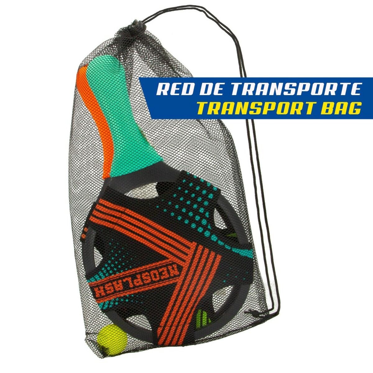 Beach Spades with Ball Neoprene Plastic (6 Units)