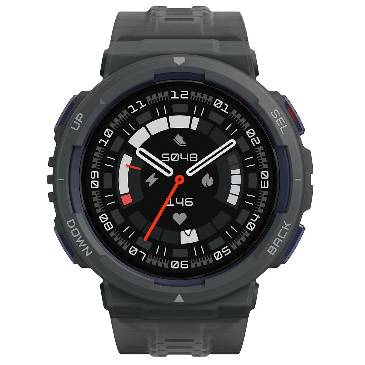 Умные часы Active Edge Чёрный Серый 1,75" 46 mm