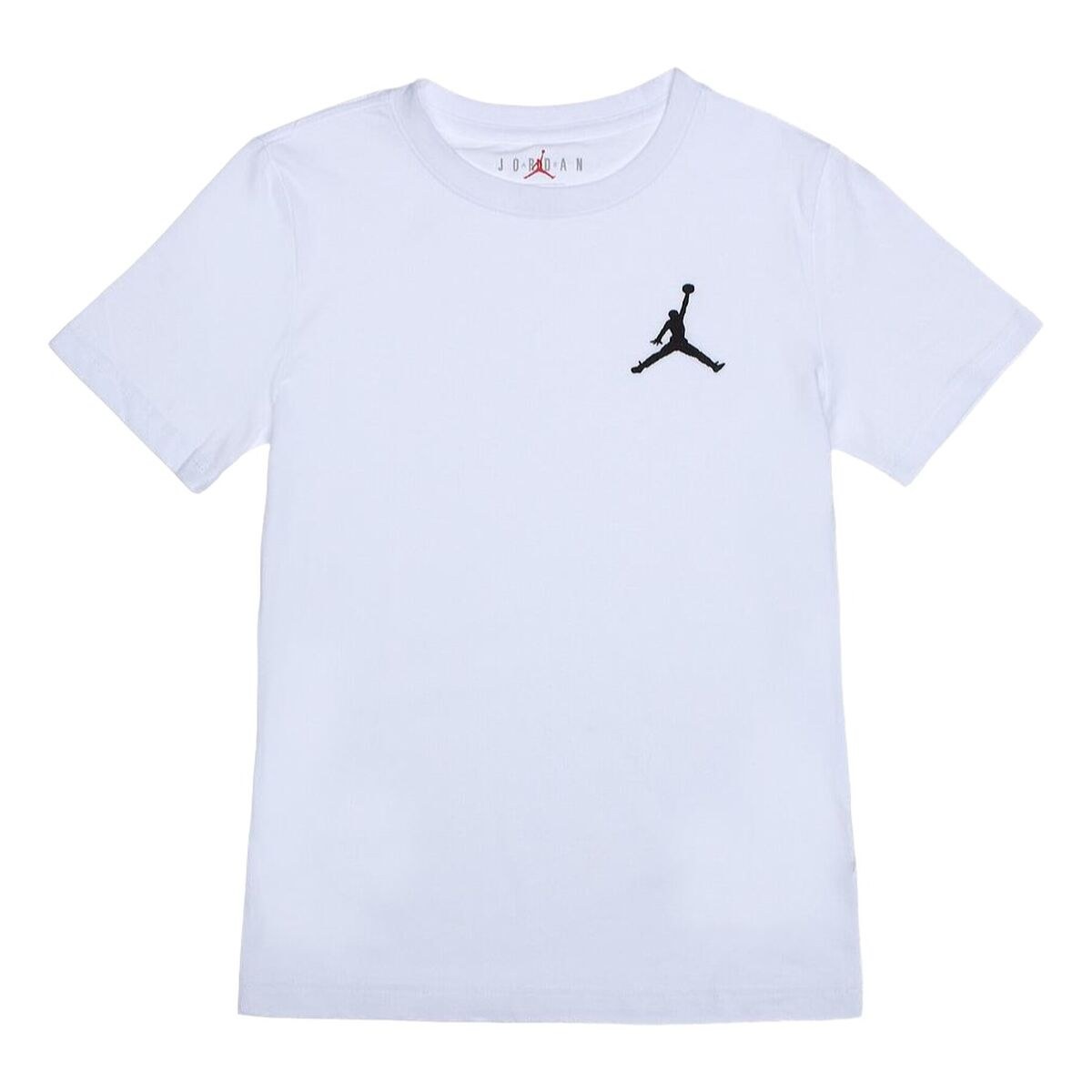 Child's Short Sleeve T-Shirt JDB JUMPMAN AIR EMB 95A873 001 Black
