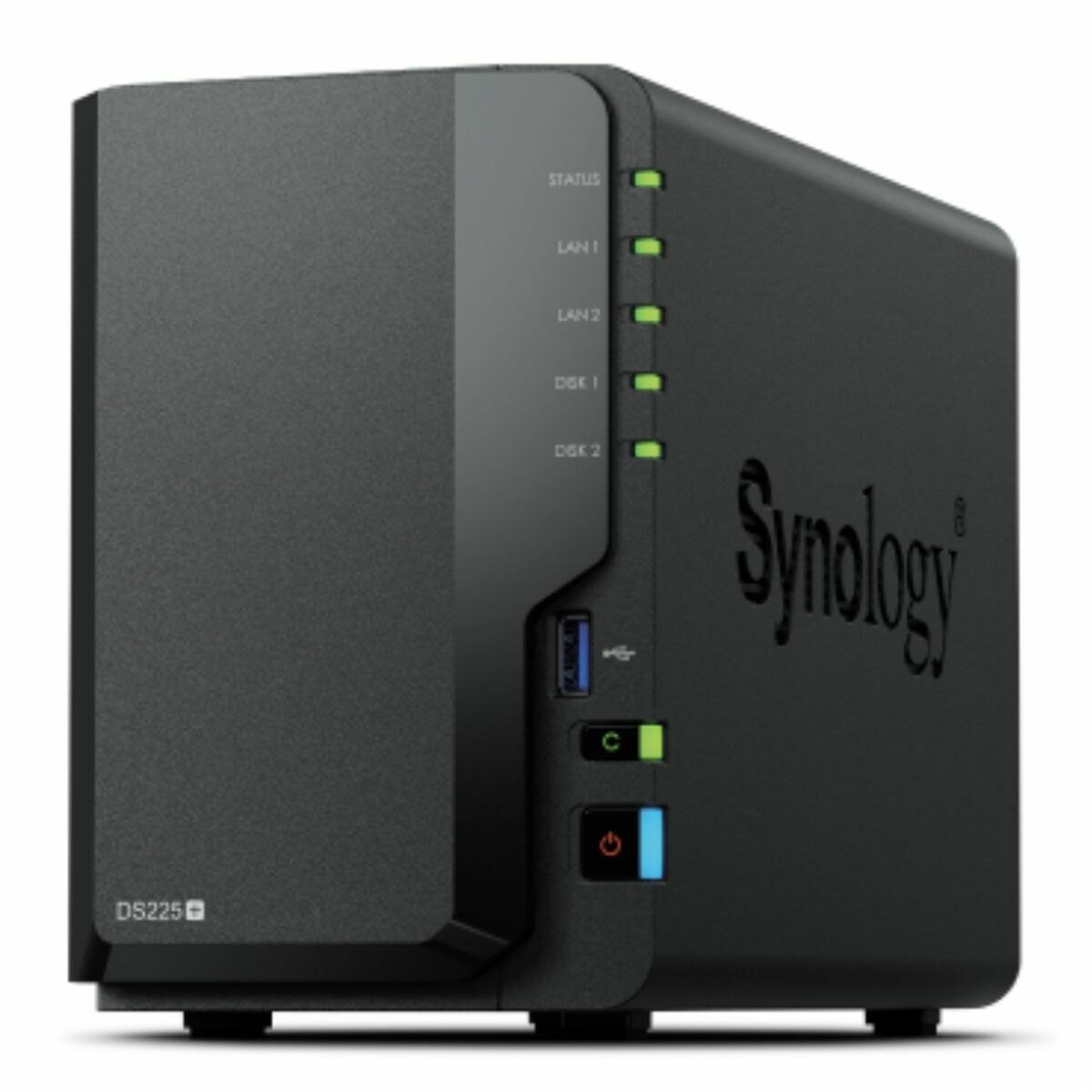 NAS Network Storage DS225+ Black Intel Celeron J4125