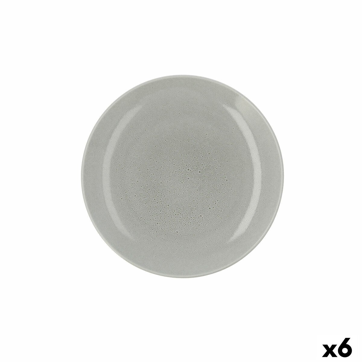 Flat plate Porous Ceramic Green Ø 27 cm (6 Units)
