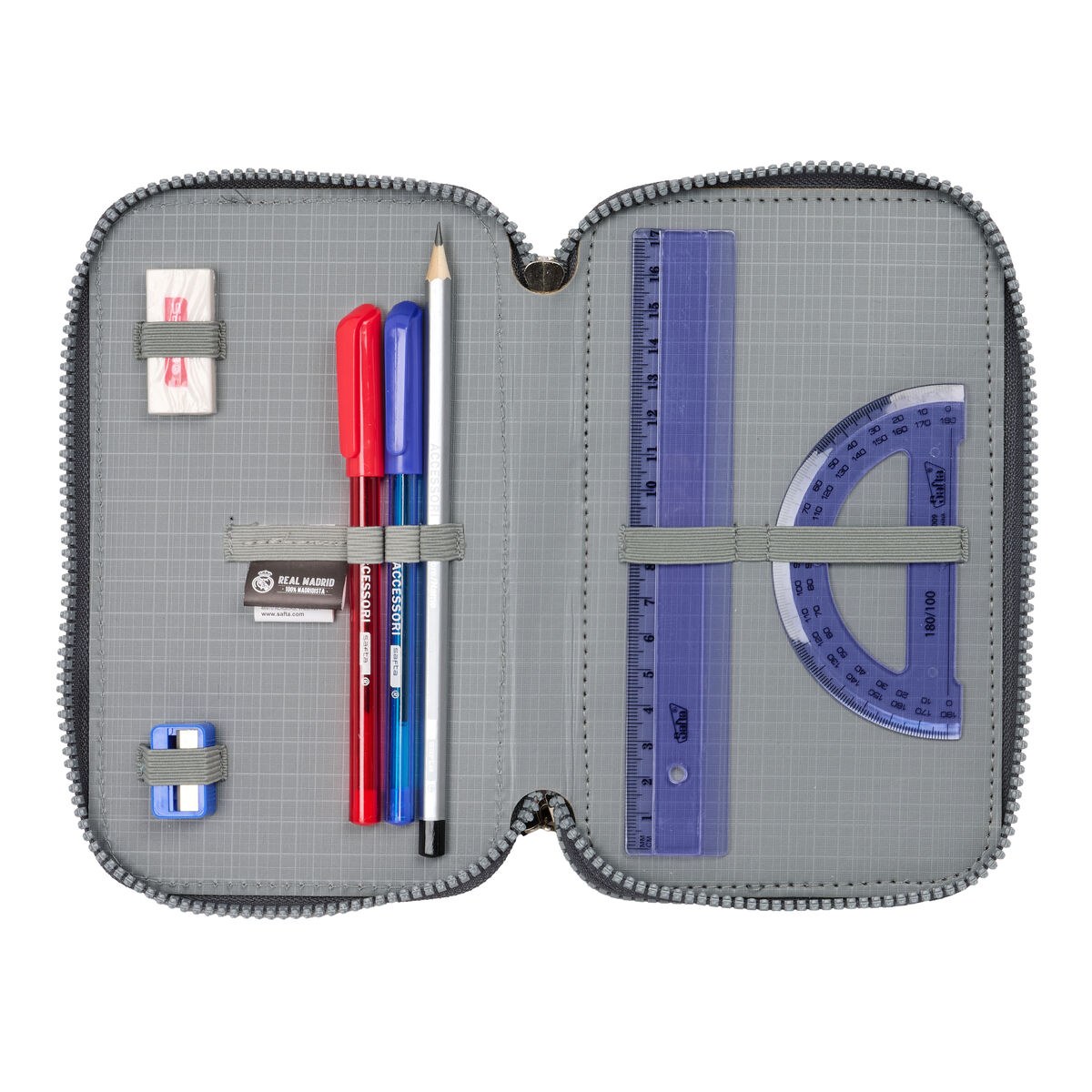 Holdall Grey 12,5 x 19,5 x 5,5 cm 37 Pieces
