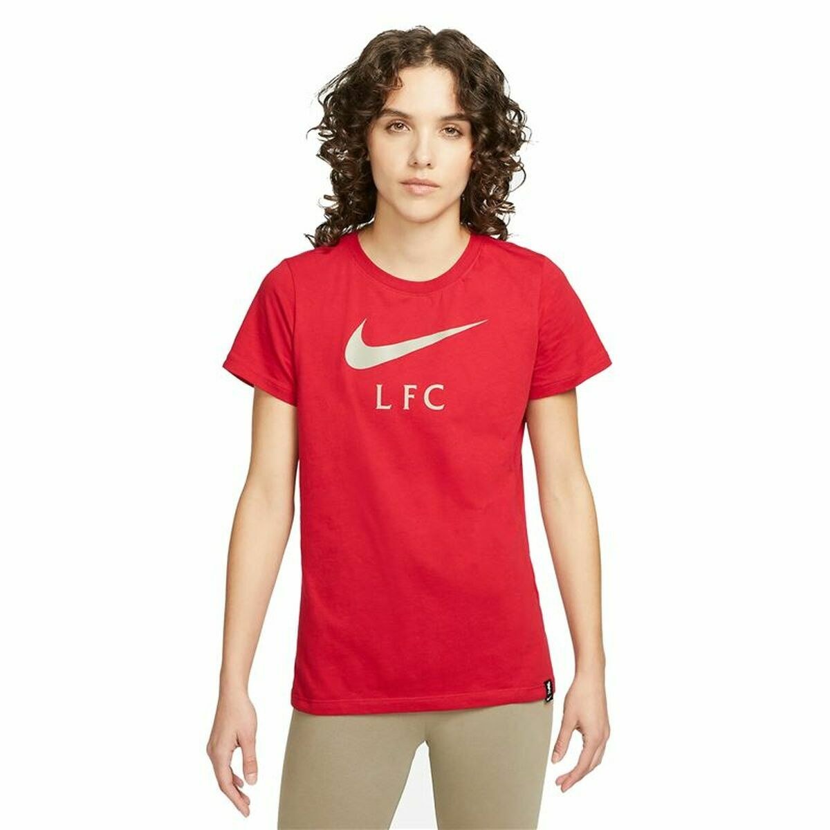 Футболка с коротким рукавом женская Liverpool FC Красный