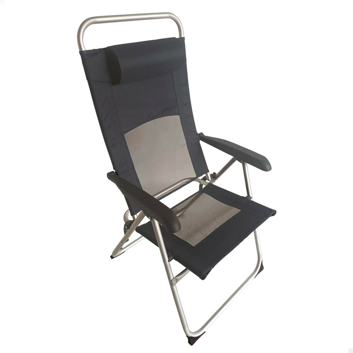 Folding Chair with Headrest 48 x 114 x 63 cm