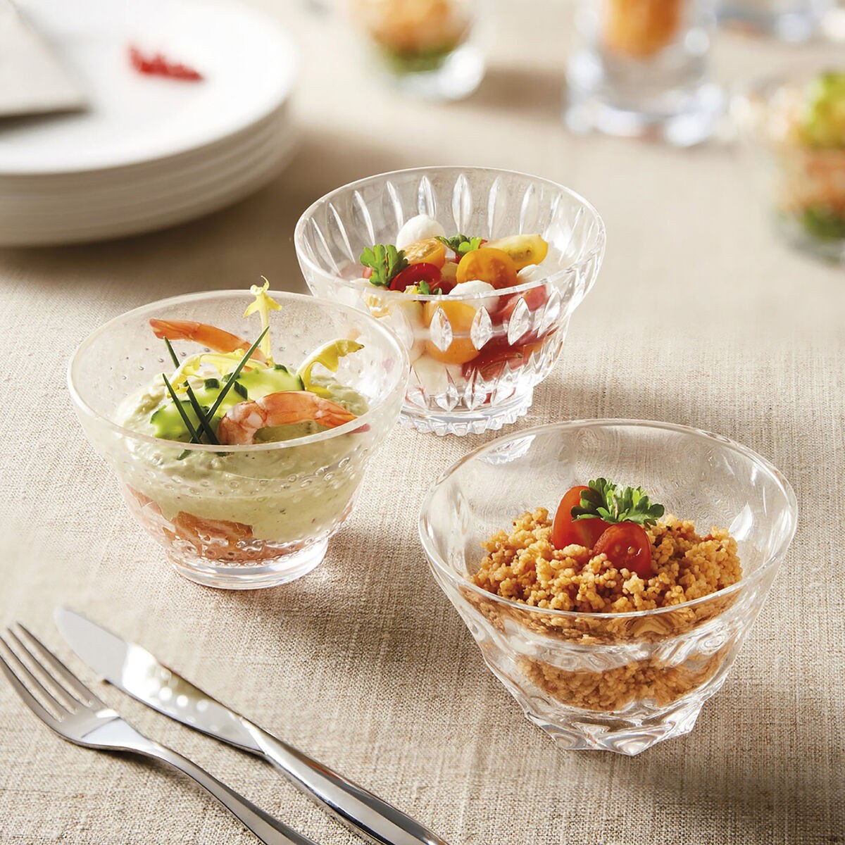 Ice Cream and Milk Shake Glass Maeva Transparent Glass 6 Units (350 ml)