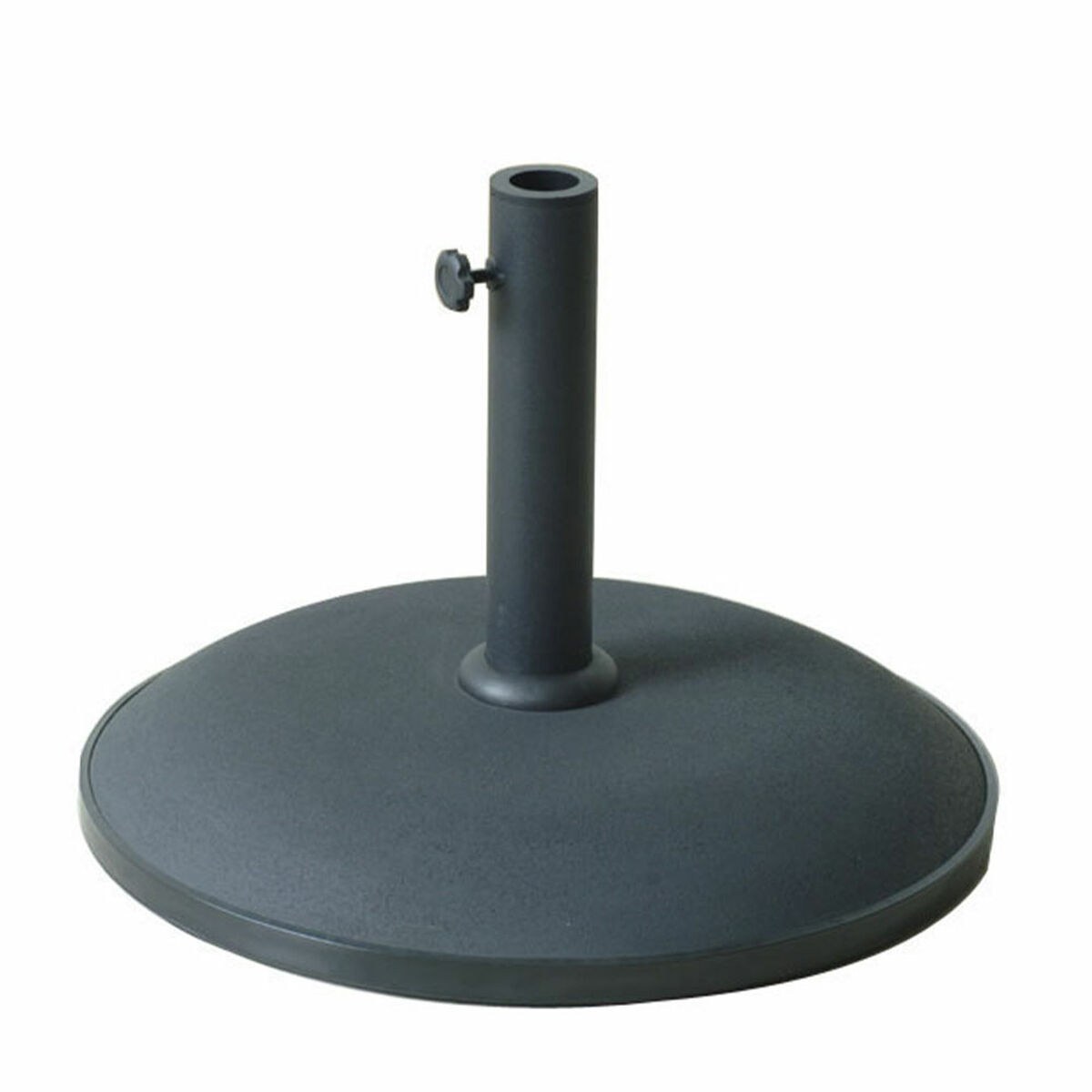 Round Umbrella Base Cement 50x37 cm 25KG Black Garden, Pool, Terrace 10452