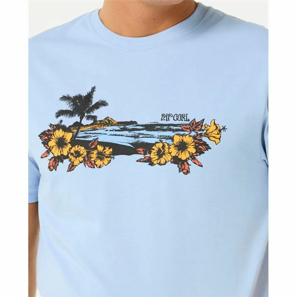 Men’s Short Sleeve T-Shirt Surf Paradise Blue