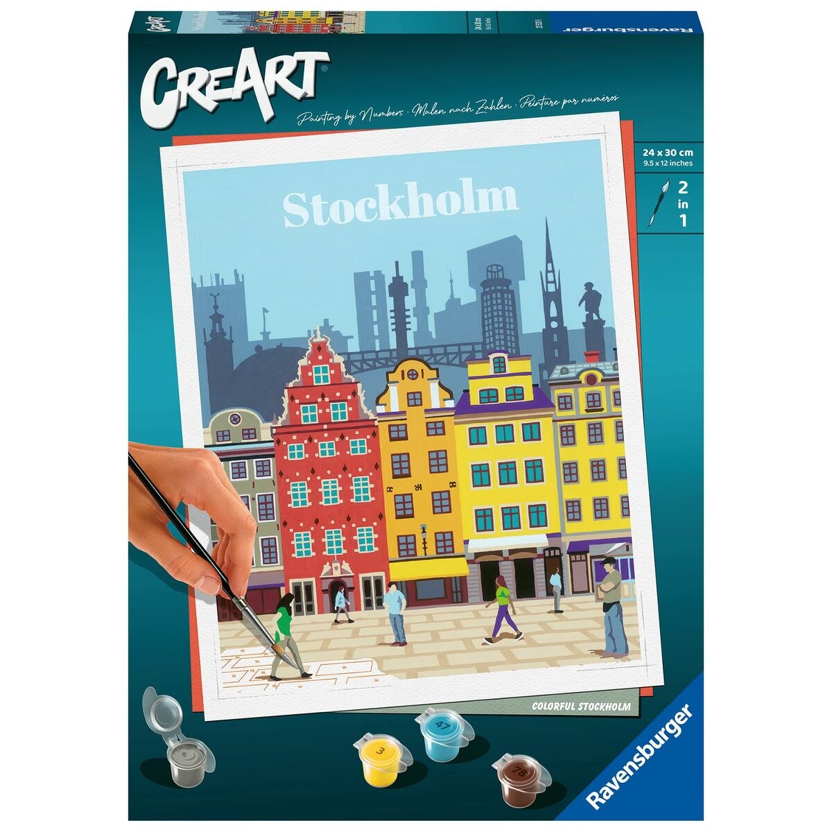 Набор «Раскраска по номерам» Stockholm