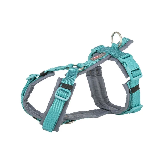 Dog Harness Premium Trekking Graphite Light Blue XL