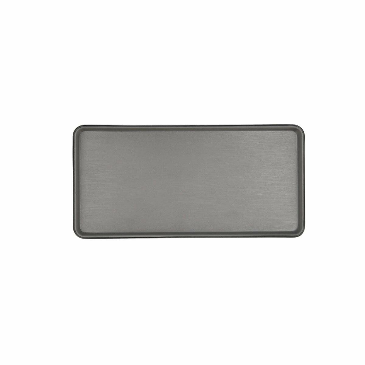 Snack tray Gio Black Plastic 24 x 11,5 cm (12 Units)