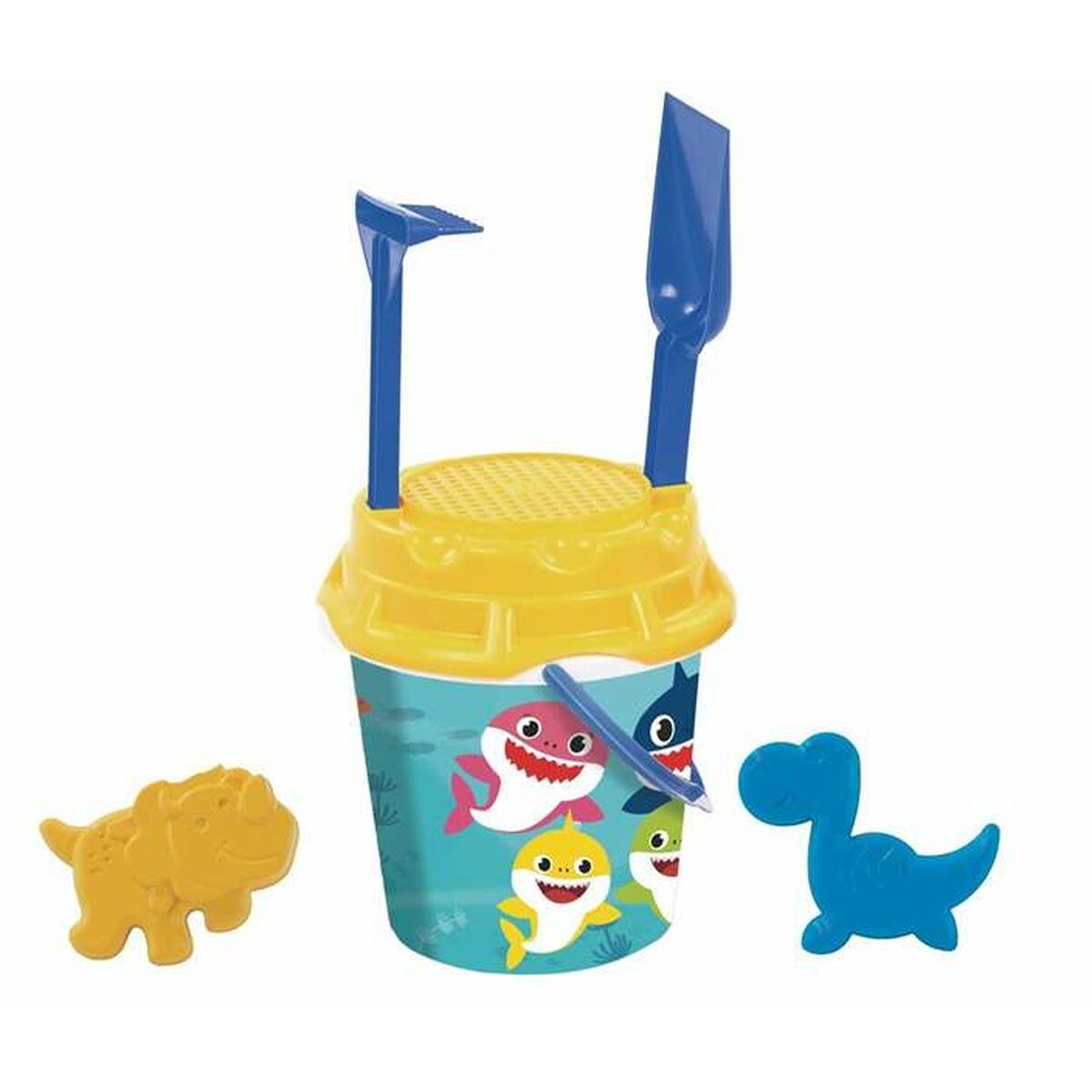 Beach toys set 18 cm Ø 18 cm Shark 6 Pieces