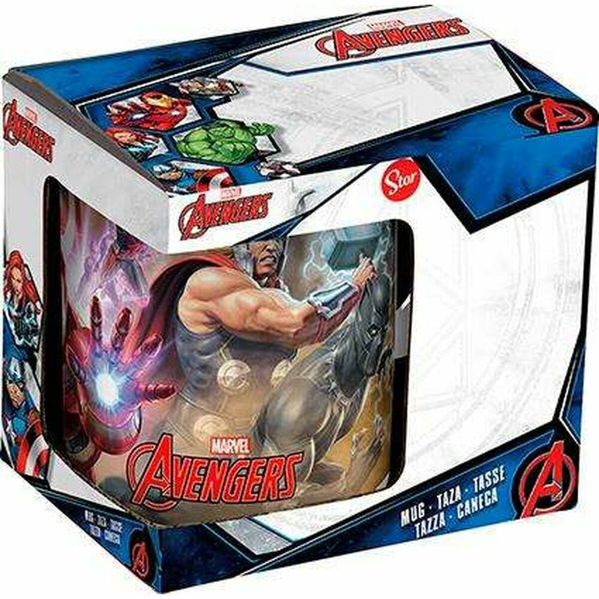 Кружка Mug Infinity Белый Керамика Красный (350 ml)