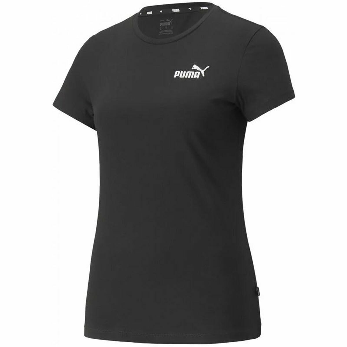 Спортивная футболка с коротким рукавом Essentials+ Embroidery Чёрный