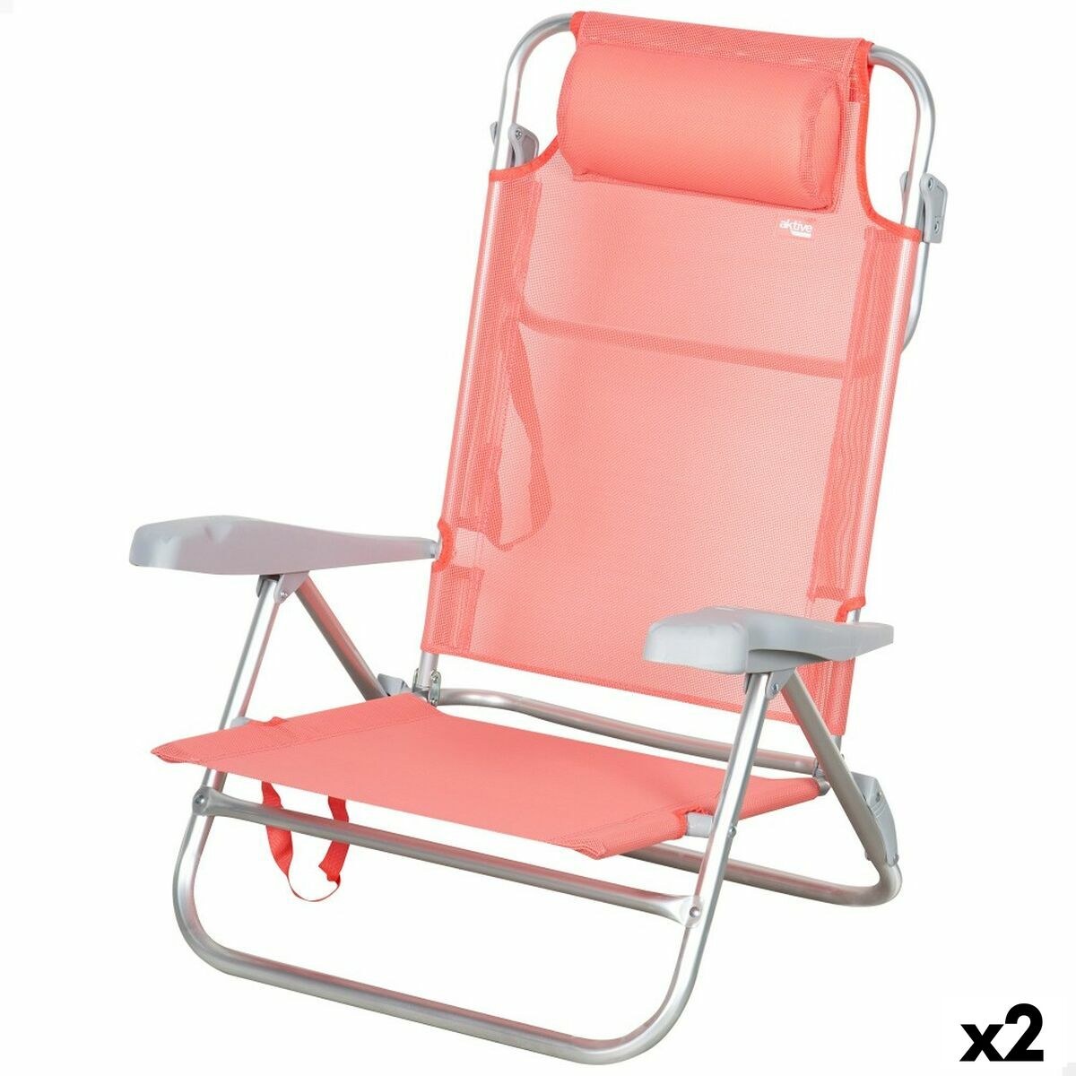 Складной стул 47 x 82 x 49 cm Flamingo (2 штук)