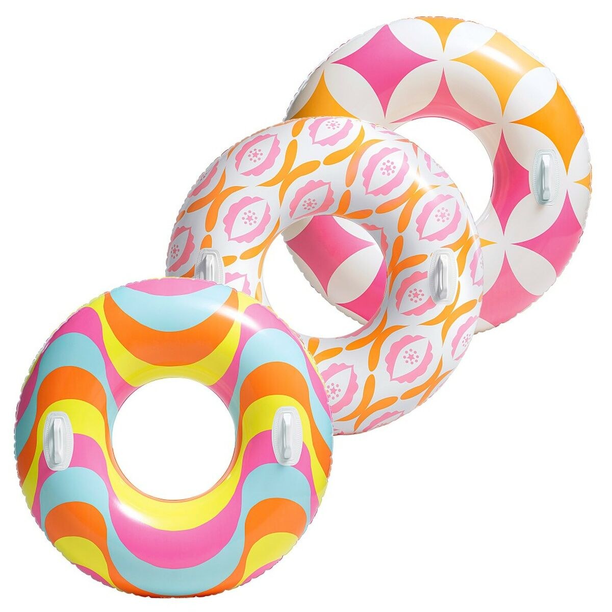 Inflatable Floating Doughnut Timeless 115 x 28 x 115 cm (6 Units)